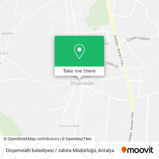 Döşemealti belediyesi / zabıta Müdürlüğü map