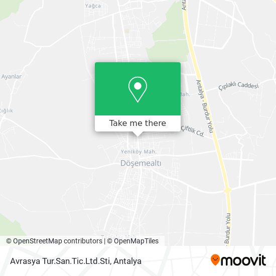 Avrasya Tur.San.Tic.Ltd.Sti map