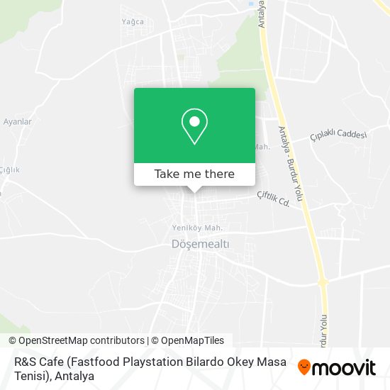 R&S Cafe (Fastfood Playstation Bilardo Okey Masa Tenisi) map