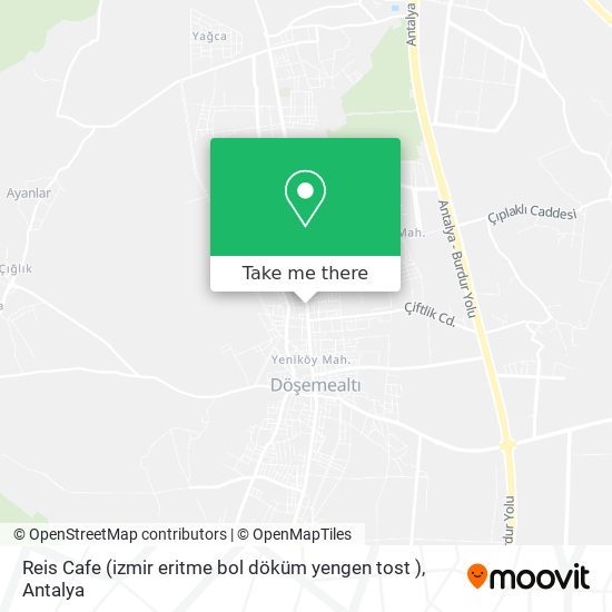 Reis Cafe (izmir eritme bol döküm yengen tost ) map