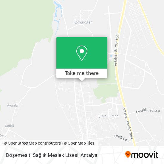 Döşemealtı Sağlık Meslek Lisesi map