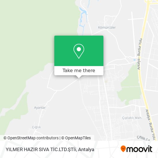 YILMER HAZIR SIVA TİC.LTD.ŞTİi map