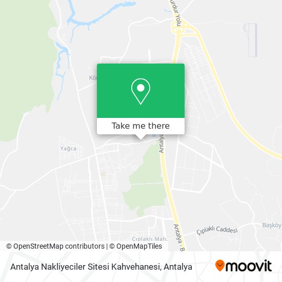 Antalya Nakliyeciler Sitesi Kahvehanesi map