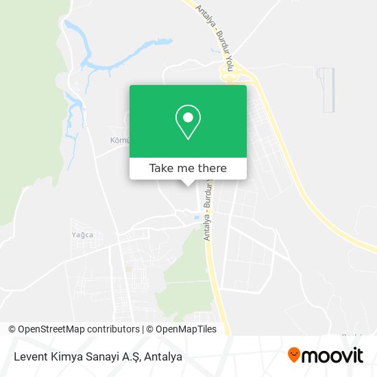 Levent Kimya Sanayi A.Ş map