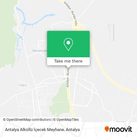 Antalya Alkollü İçecek Meyhane map