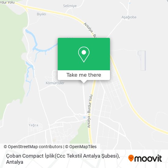Çoban Compact İplik(Ccc Tekstil Antalya Şubesi) map