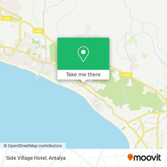 Side Village Hotel map