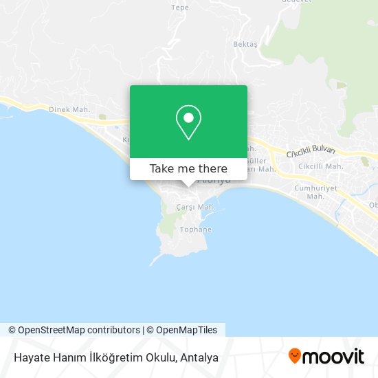 Hayate Hanım İlköğretim Okulu map