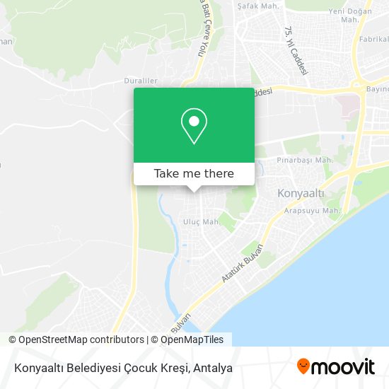 Konyaaltı Belediyesi Çocuk Kreşi map