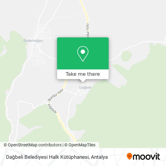 Dağbeli Belediyesi Halk Kütüphanesi map