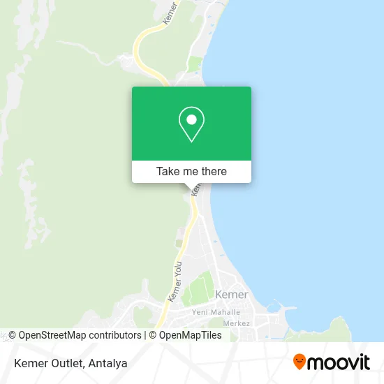 Kemer Outlet map