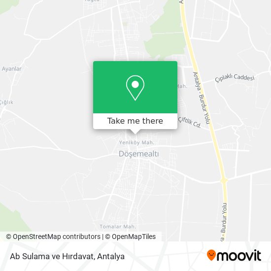 Ab Sulama ve Hırdavat map