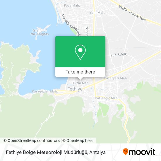 Fethiye Bölge Meteoroloji Müdürlüğü map