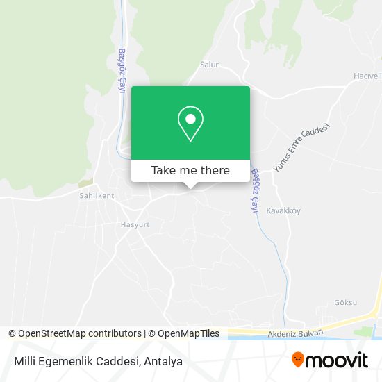 Milli Egemenlik Caddesi map