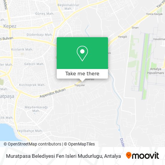 Muratpasa Belediyesi Fen Isleri Mudurlugu map