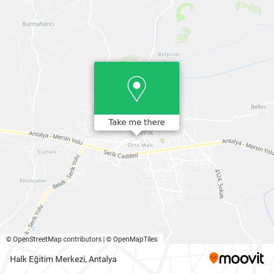 Halk Eğitim Merkezi map