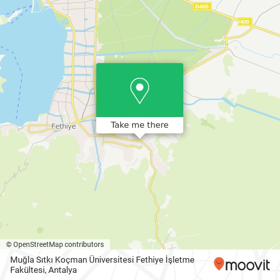 Muğla Sıtkı Koçman Üniversitesi Fethiye İşletme Fakültesi map