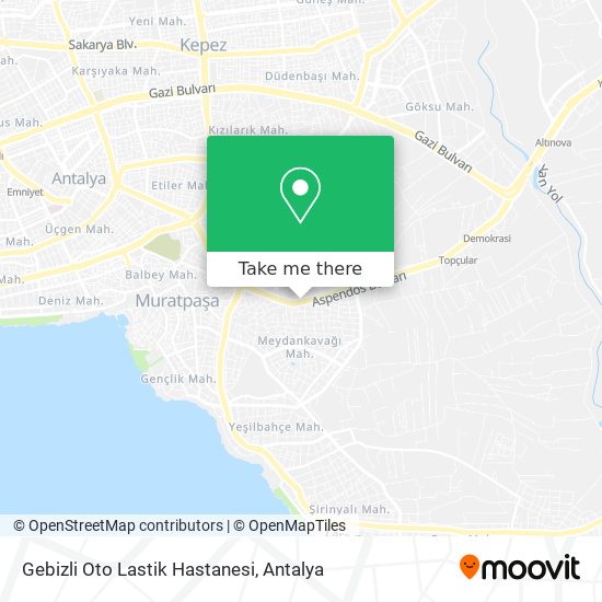 Gebizli Oto Lastik Hastanesi map