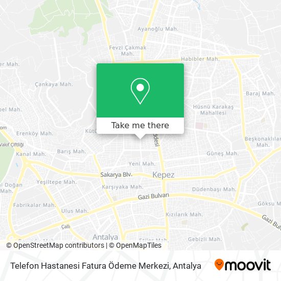 Telefon Hastanesi Fatura Ödeme Merkezi map