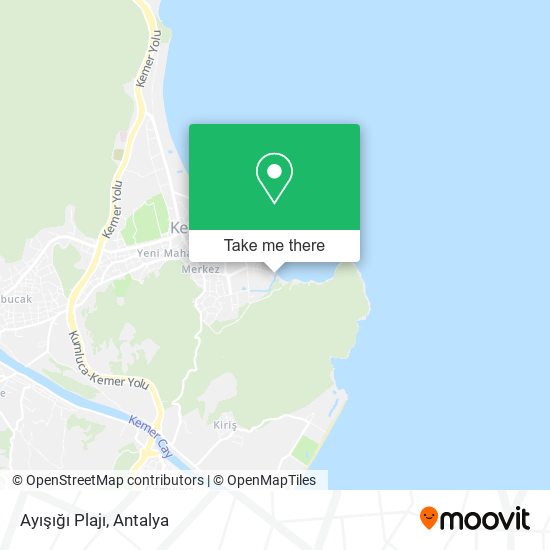 Ayışığı Plajı map