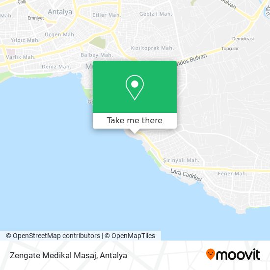 Zengate Medikal Masaj map