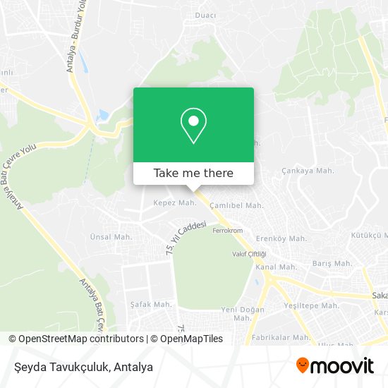 Şeyda Tavukçuluk map