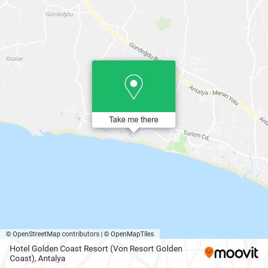 Hotel Golden Coast Resort map