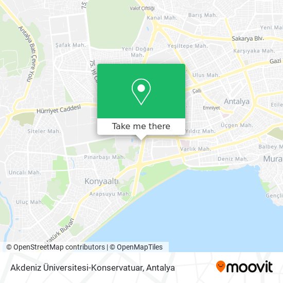 Akdeniz Üniversitesi-Konservatuar map