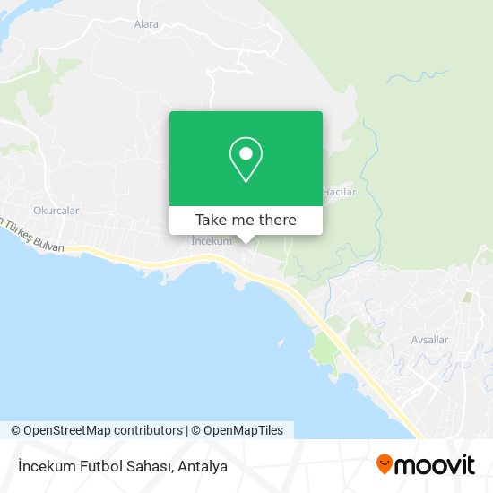İncekum Futbol Sahası map