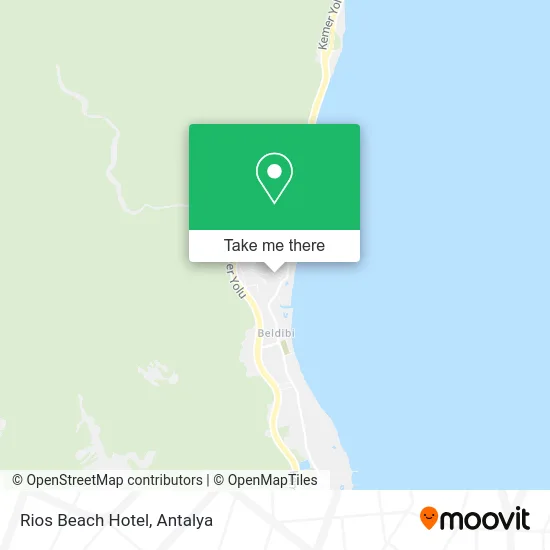 Rios Beach Hotel map