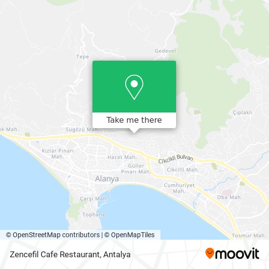 Zencefil Cafe Restaurant map