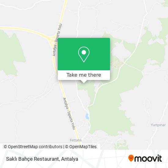 Saklı Bahçe Restaurant map