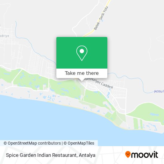 Spice Garden Indian Restaurant map