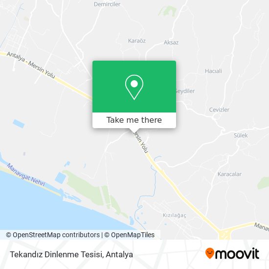Tekandız Dinlenme Tesisi map