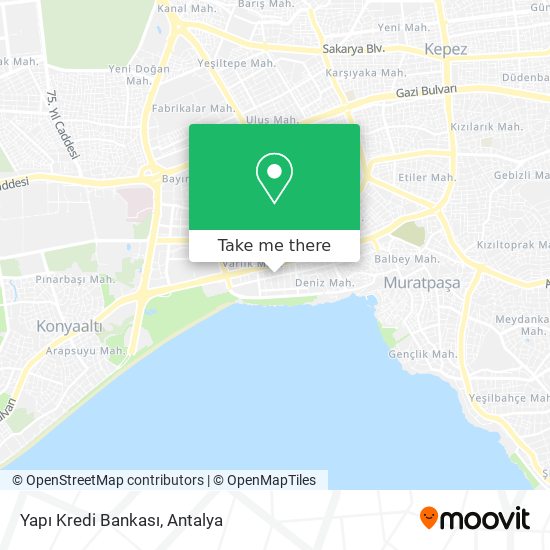 Yapı Kredi Bankası map