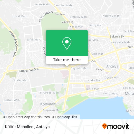 Kültür Mahallesi map