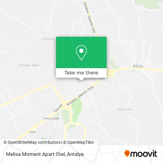 Melisa Moment Apart Otel map
