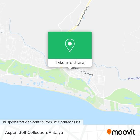 Aspen Golf Collection map