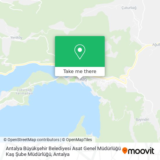 Antalya Büyükşehir Belediyesi Asat Genel Müdürlüğü Kaş Şube Müdürlüğü map