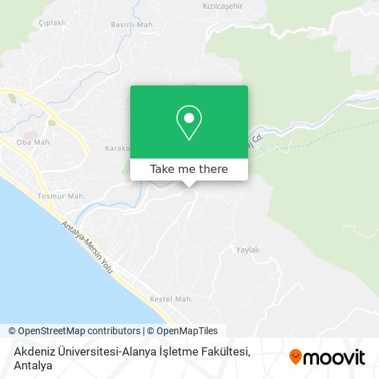 Akdeniz Üniversitesi-Alanya İşletme Fakültesi map