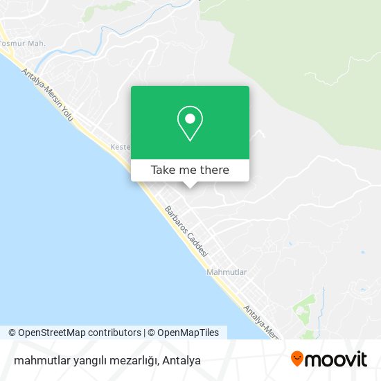mahmutlar yangılı mezarlığı map