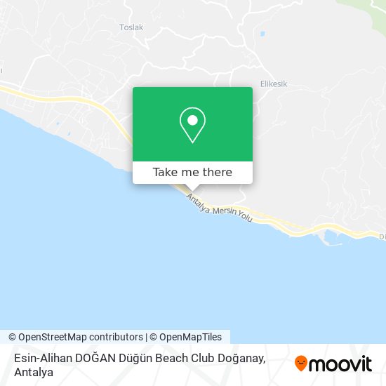 Esin-Alihan DOĞAN Düğün Beach Club Doğanay map