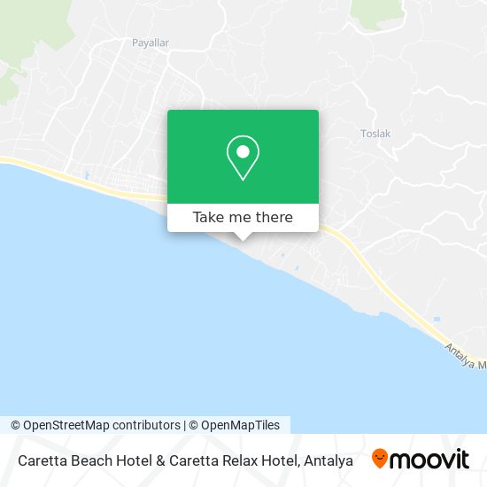 Caretta Beach Hotel & Caretta Relax Hotel map