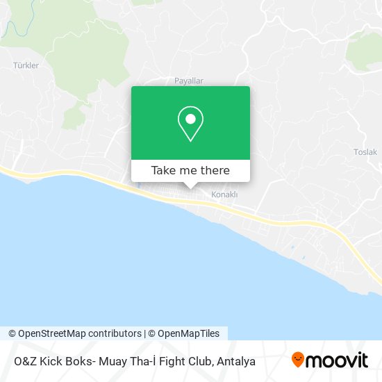 O&Z Kick Boks- Muay Tha-İ Fight Club map