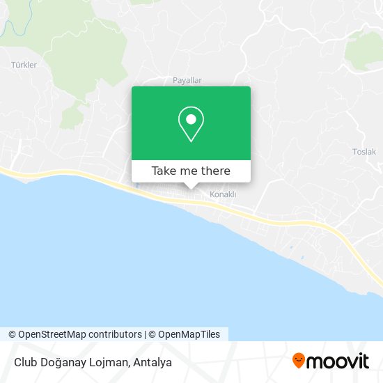 Club Doğanay Lojman map