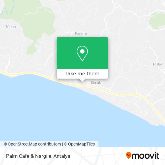 Palm Cafe & Nargile map