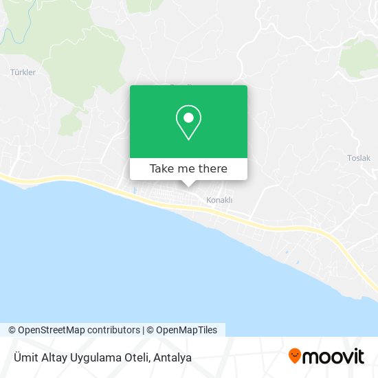 Ümit Altay Uygulama Oteli map