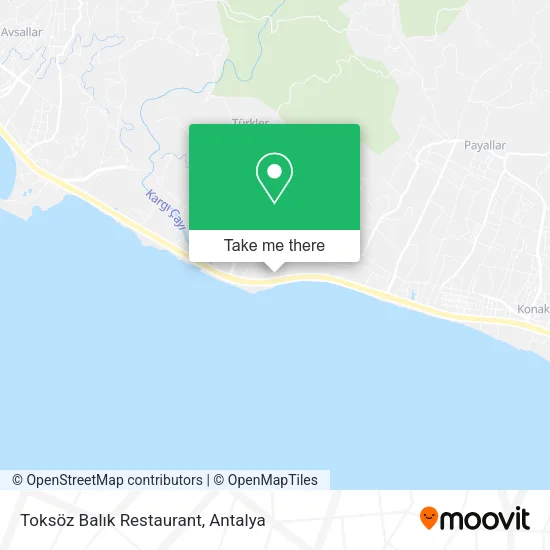 Toksöz Balık Restaurant map