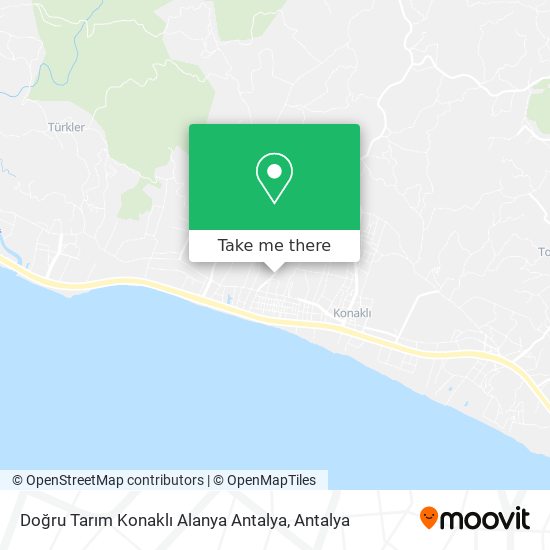 Doğru Tarım Konaklı Alanya Antalya map