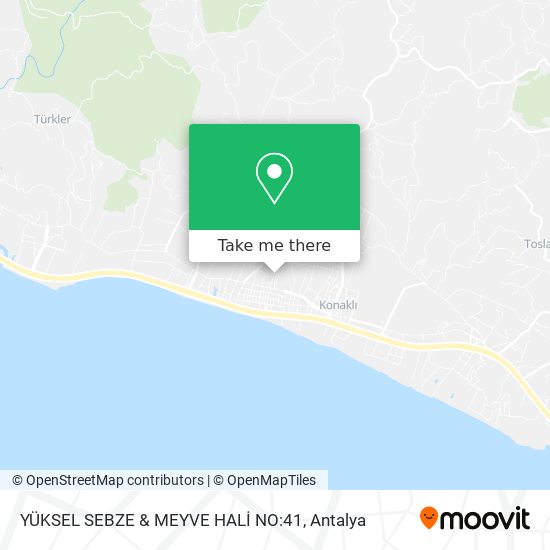 YÜKSEL SEBZE & MEYVE HALİ NO:41 map